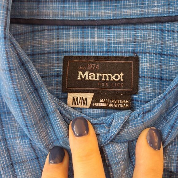 Marmot Men's Eldridge Short Sleeve Shirt medium - Picture 7 of 8